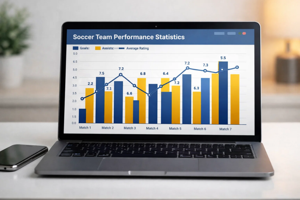 Schermo laptop mostra grafici semplici di confronto quote calcistiche tra diversi operatori